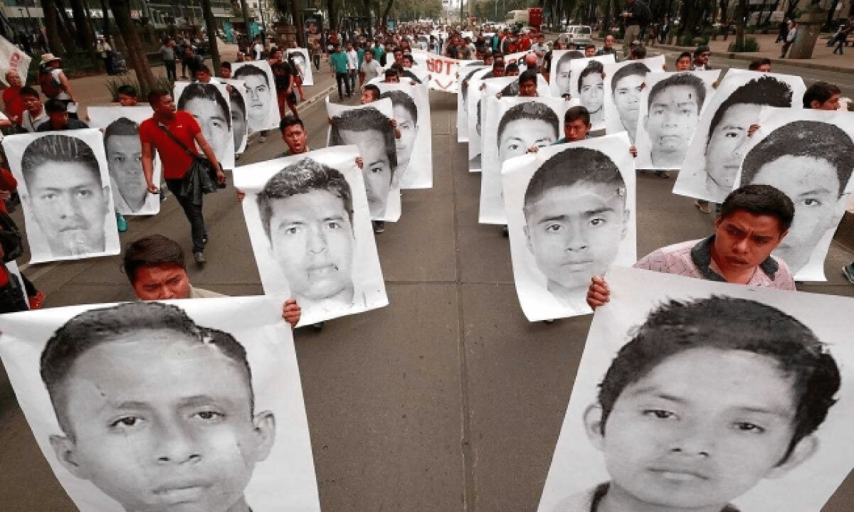 Protestas por Ayotzinapa.